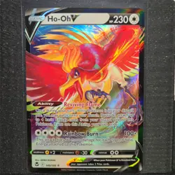 Ho-Oh V 140/195 Ultra Rare - Silver Tempest Pokemon Card - NM - Image 1