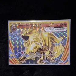 Pokemon Arcanine BREAK Promo Full Art Holo XY XY180 160 HP Turbo Flame - Image 1