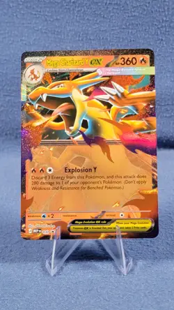 Mega Charizard Y EX 030 Black Star Promo Ascended Heroes NM Pokemon Tcg - Image 1