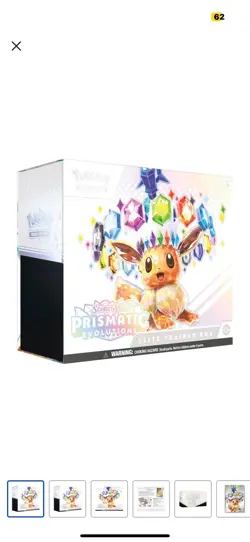 Pokemon TCG Prismatic Evolutions Elite Trainer Box ETB - Image 1