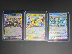 Pokemon TCG Prismatic 3 Card EX Lot - Image 1