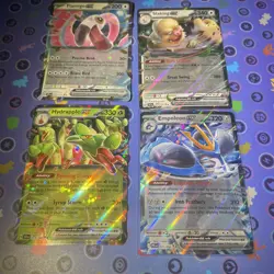 Pokemon Ex Double Rare Pokemon EX lot of 4 cards. See Pic NM - Image 1