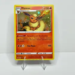 Flareon 26/185 Pokemon TCG Sword and Shield Base Set Cosmo Holo - Image 1