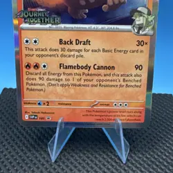 Pokemon N's Darmanitan 181 Prerelease Promo Holo Stage 1 Scarlet & Violet Card - Image 2
