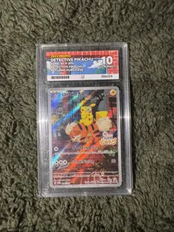 Pokemon Card Gem Mint Ace 10 Detective Pikachu Returns 098/Sv-p Japanese Promo - Image 1