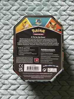 Pokemon TCG Eevee Evolutions Tin 2021 Vaporeon V New Factory Sealed 820650809057 - Image 3