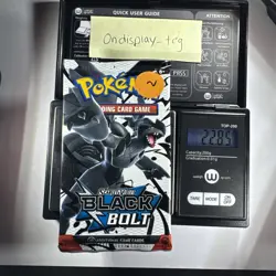 22.85g Pokemon TCG SV 10.5 Black Bolt Booster Pack Sealed! - Image 1