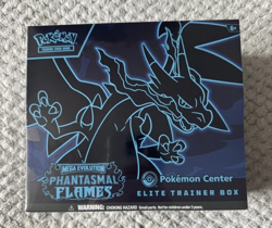 Phantasmal Flames Pokemon Center Elite Trainer Box (ETB) - Factory Sealed - Image 1