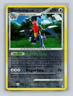 Pokemon Garchomp Reverse Holo Diamond & Pearl Mysterious Treasures 9/123 NM - Image 1
