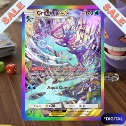 📢SALE📢RAINBOW GRENINJA EX ⭐⭐Pokemon TCG pocket :DELIVERY TIME: 1-10 MINS - Image 1