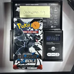 22.93g Pokemon TCG SV 10.5 Black Bolt Booster Pack Sealed! - Image 1