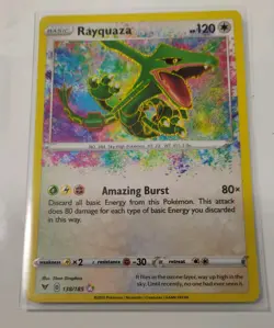 AMAZING RARE Rayquaza 138/185 Vivid Voltage Holo English Pokemon TCG - Image 1