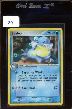 Pokemon Sealeo EX Hidden Legends 47/101 Holo Uncommon - NM - Image 1