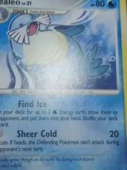 HP Pokemon Platinum Rising Rivals Sealeo 77/111 - Image 5