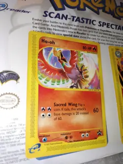 SEALED Pokemon TCG Scan-Tastic Spectacular e-Reader Series Ho-Oh Rapidash PROMO - Image 3