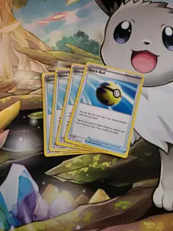 Pokemon TCG Quick Ball Sword & Shield Base Set 179/202 X4 PLAYSET! NM/M - Image 1