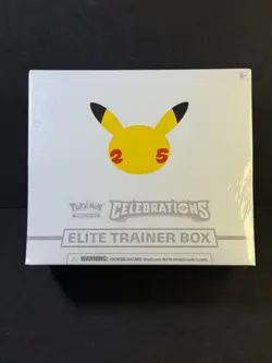 Pokemon TCG Celebrations 25th Anniversary Elite Trainer Box ETB Factory Sealed - Image 1