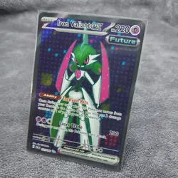 Iron Valiant ex 225/182 Ultra Rare Pokemon Paradox Rift NM - Image 2