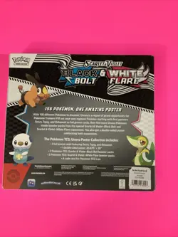 POKEMON TCG BLACK BOLT WHITE FLARE UNOVA POSTER COLLECTION BOX FACTORY SEALED - Image 2