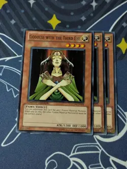 3x Goddess with the Third Eye - Common (NM) - Yugioh Playset - Image 1