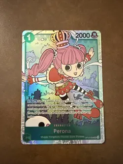 One Piece CCG Perona OP12-034 SR Legacy Of The Master NM - Image 1