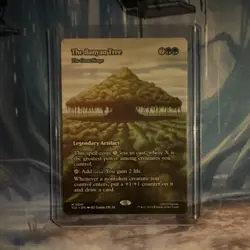 Magic: The Gathering The Banyan Tree Legendary Artifact Green TLE Card - Image 1