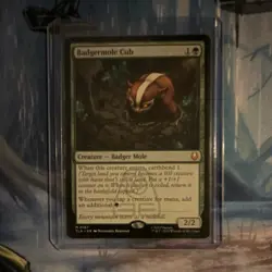 Magic: The Gathering Badgermole Cub Creature Green Avatar Regular English Card - Image 1
