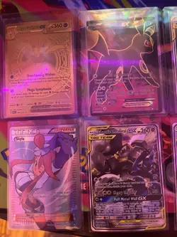 Pokemon TCG Holo GX Tag Team Full Art Lot 16 Cards Mega Gardevoir Umbreon - Image 1