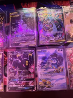 Pokemon TCG Holo GX Tag Team Full Art Lot 16 Cards Mega Gardevoir Umbreon - Image 2
