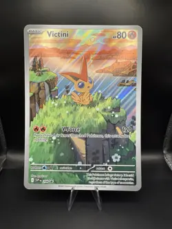 Victini Black Star Promo #208 Pokemon Black Bolt White Flare Jumbo Card NM - Image 1