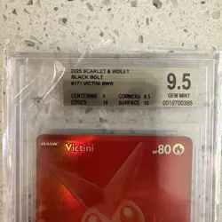Victini BWR 171/086-ENGLISH Card Black Bolt BGS Gem Mint 9.5 - Image 5