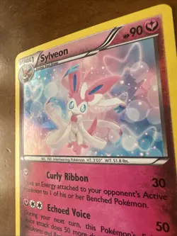 Pokemon Card Sylveon 72/111 Cracked Ice Holo Rare 2014 TCG Evolves From Eevee - Image 2