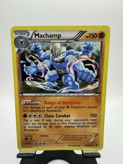 Machamp 49/101 Holo Rare Plasma Blast Pokemon Card - Image 1