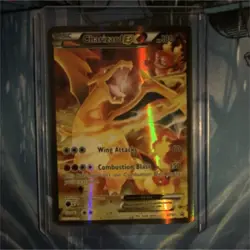 Pokemon Charizard EX 12/106 XY Holo Rare Dragon Card 2014 Basic - Image 1