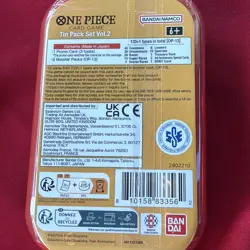 One Piece Card Game Mini-Tin Pack Set Vol.2 SEALED Monkey D. Luffy - Image 2