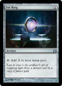 SOL RING Commander MTG Magic the Gathering Cards DJMagic - Image 1