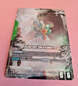 GUNDAM CARD GAME GD03-018 ALTRON GUNDAM (LR+) FOIL CARD - STEEL REQUIEM - Image 3