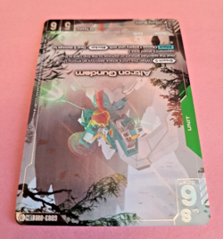 GUNDAM CARD GAME GD03-018 ALTRON GUNDAM (LR+) FOIL CARD - STEEL REQUIEM - Image 4