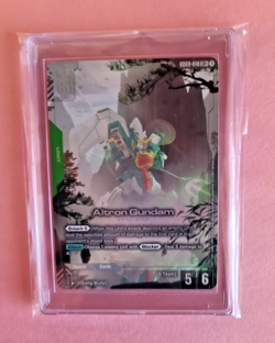 GUNDAM CARD GAME GD03-018 ALTRON GUNDAM (LR+) FOIL CARD - STEEL REQUIEM - Image 5