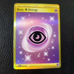 Pokemon TCG Psychic Energy Scarlet & Violet Basic Card 207/165 Gold NM - Image 1