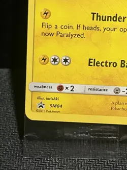 Pokemon Pikachu 2016 Black Star Promo SM04 Sealed Card - Image 2