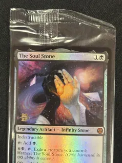 The Soul Stone Pre Release Promo Stamp Sealed Magic The Gathering MTG Card - Image 2