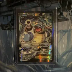 Pokemon Blastoise EX Ultra Rare Holo Card XY122 XY Basic 2016 - Image 1