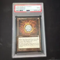 PSA 9 1998 MAGIC THE GATHERING MOX DIAMOND STRONGHOLD MTG - Image 1