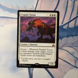 x1 Trapjaw Tyrant, Rivals of Ixalan, Near Mint: The Gathering - Mythic Rare MTG - Image 1