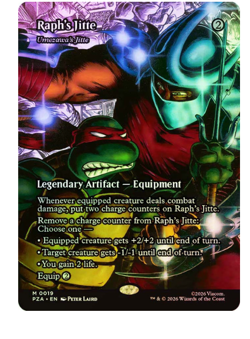 Raph's Jitte - Umezawa's Jitte - Foil - Borderless Teenage Mutant Ninja Turtles - Image 1
