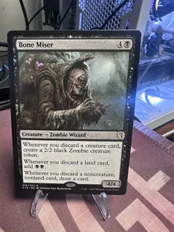 Bone Miser Commander 2019 Rare #15/302 MTG English Regular Near Mint NM - Image 1