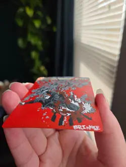 MTG Hand Painted Alter Naruto Jiraiya Farewell by BrinnieMakes Magic the gatheri - Image 4