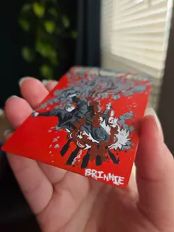 MTG Hand Painted Alter Naruto Jiraiya Farewell by BrinnieMakes Magic the gatheri - Image 5