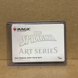 MTG Spider-Man Flash Thompson, Spider-Fan - Art Series - 1/54 - Image 2